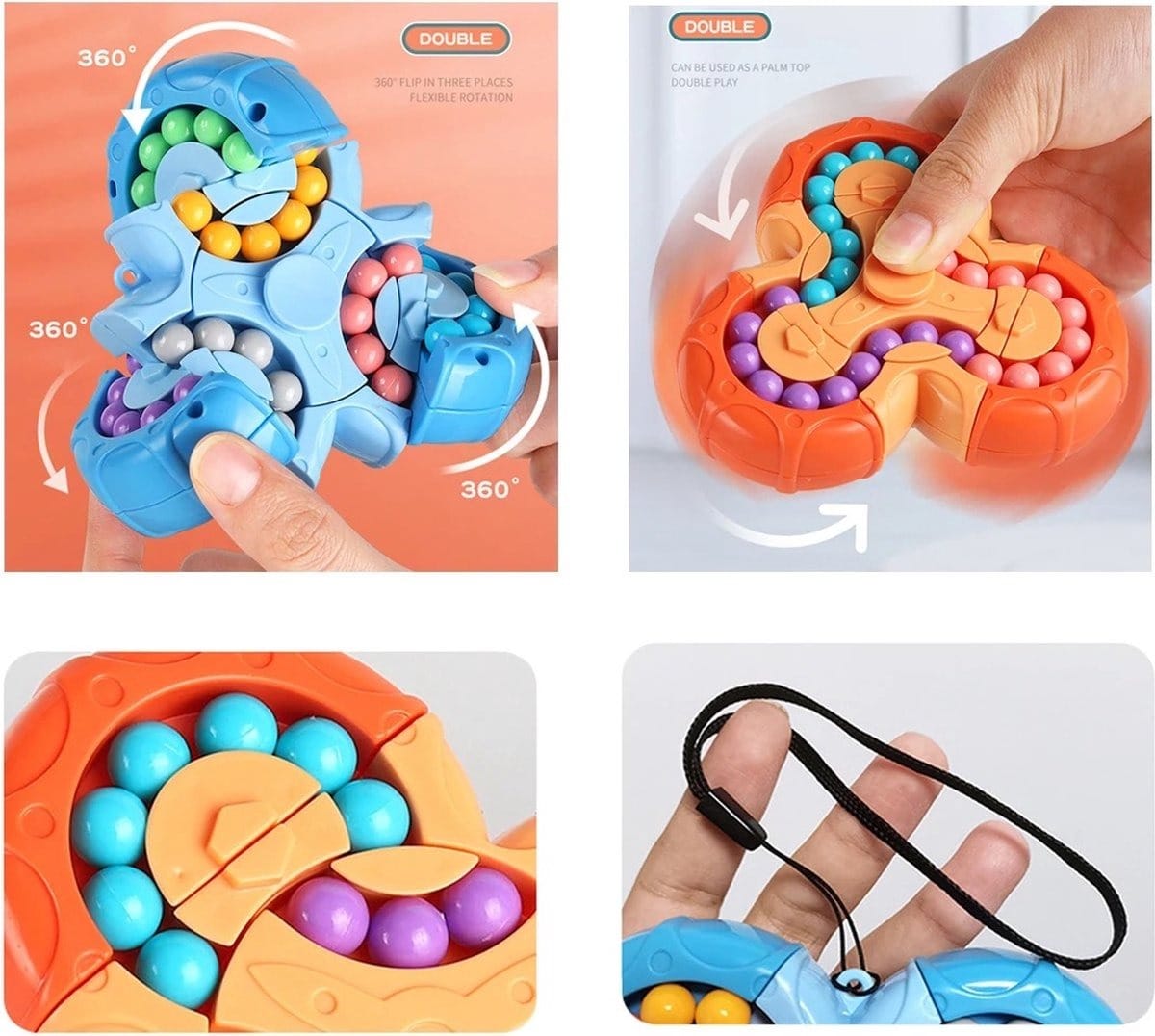 3 in 1 fidget spinner magic bean rotating cube toy ? double flip triangle ? bath toy ? brain training handheld puzzle toy ? new ? for kids random color 3 in 1 fidget spinner magic bean rotating cube toy ? double flip triangle ? bath toy ? brain training handheld puzzle toy ? new ? for kids random color
