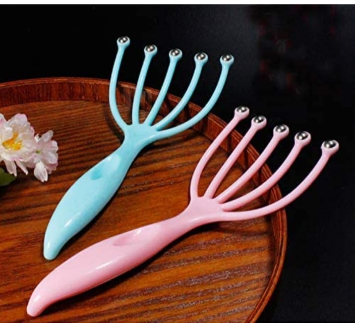 head massager comb exercise balls roller scalp hand held scalp reduce stress fatigue relax blood circulation (random color) head massager comb exercise balls roller scalp hand held scalp reduce stress fatigue relax blood circulation (random color)