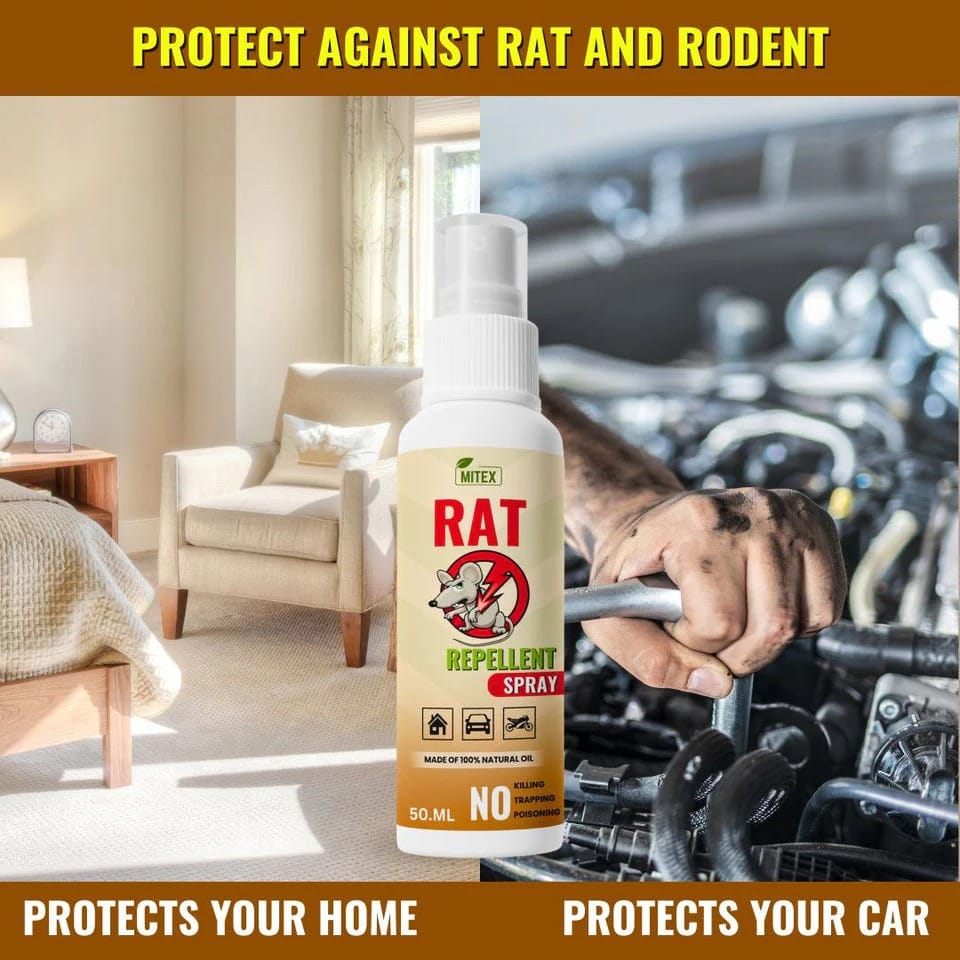 rat repellent spray ? protects car wires & engine, home & office use, long lasting (50ml) rat repellent spray ? protects car wires & engine, home & office use, long lasting (50ml)