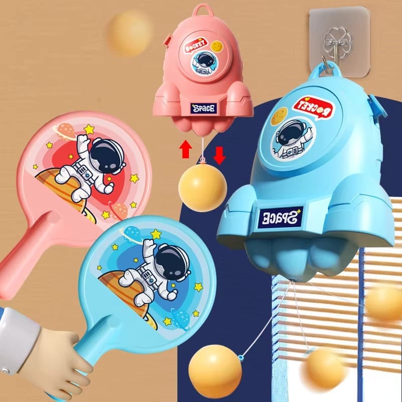 hanging ping pong game set with 2 rackets and practice ball. fun self training kit for kids and adults, perfect for parent child interaction. (random color) hanging ping pong game set with 2 rackets and practice ball. fun self training kit for kids and adults, perfect for parent child interaction. (random color)
