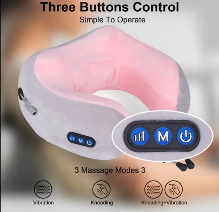 jinserta neck cushion massager usb charging massage pillow jinserta neck cushion massager usb charging massage pillow