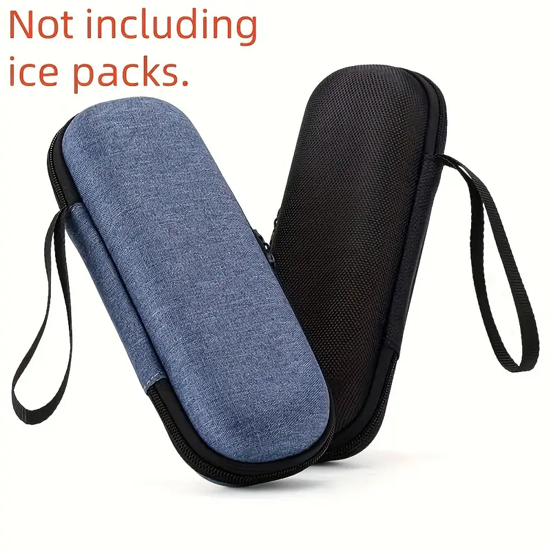 1/2 set insulin pen cooling travel box diabetes medication insulation cooling storage box, with reusable ice packs, suitable for insulin pen and diabetes supplies storage insulation bag (random color) 1/2 set insulin pen cooling travel box diabetes medication insulation cooling storage box, with reusable ice packs, suitable for insulin pen and diabetes supplies storage insulation bag (random color)
