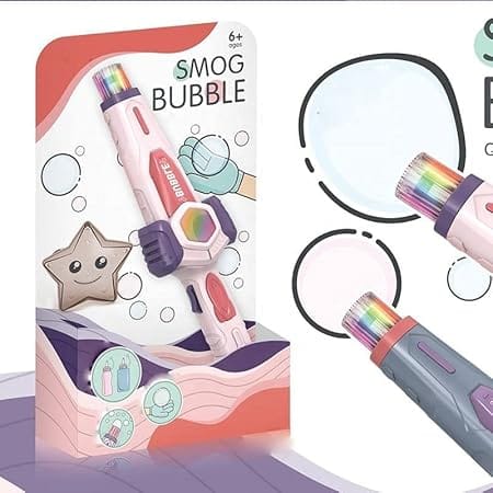 amusing toy elastic smog bubble machine with bubble water bubble wand heart toy (random color) amusing toy elastic smog bubble machine with bubble water bubble wand heart toy (random color)