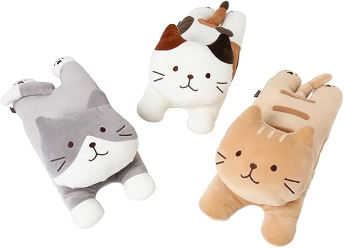 long cat plush pillow kitten gray white brown lovely cartoon | fukufukunyanko plush cat cushion 50cm (random color) long cat plush pillow kitten gray white brown lovely cartoon | fukufukunyanko plush cat cushion 50cm (random color)