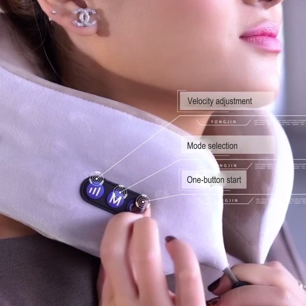 jinserta neck cushion massager usb charging massage pillow jinserta neck cushion massager usb charging massage pillow