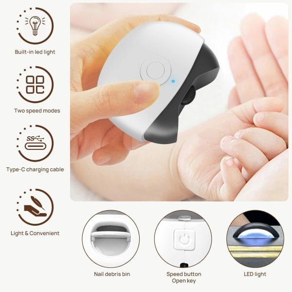 automatic electric nail clipper trimmer for elderly and children anti splash home use nail scissors (random color) automatic electric nail clipper trimmer for elderly and children anti splash home use nail scissors (random color)