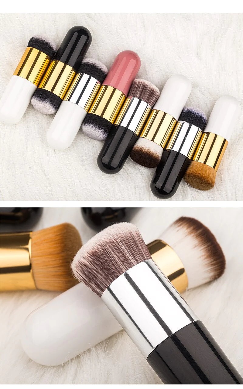 chubby pier foundation brush flat cream makeup brushes professional cosmetic makeup brush 1 pcs chubby pier foundation brush flat cream makeup brushes professional cosmetic makeup brush 1 pcs