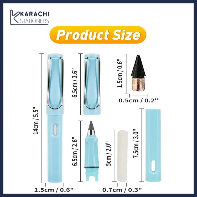new unlimited technology eternal writing pencil inkless magic pen pencil (random color) mj ks new unlimited technology eternal writing pencil inkless magic pen pencil (random color) mj ks