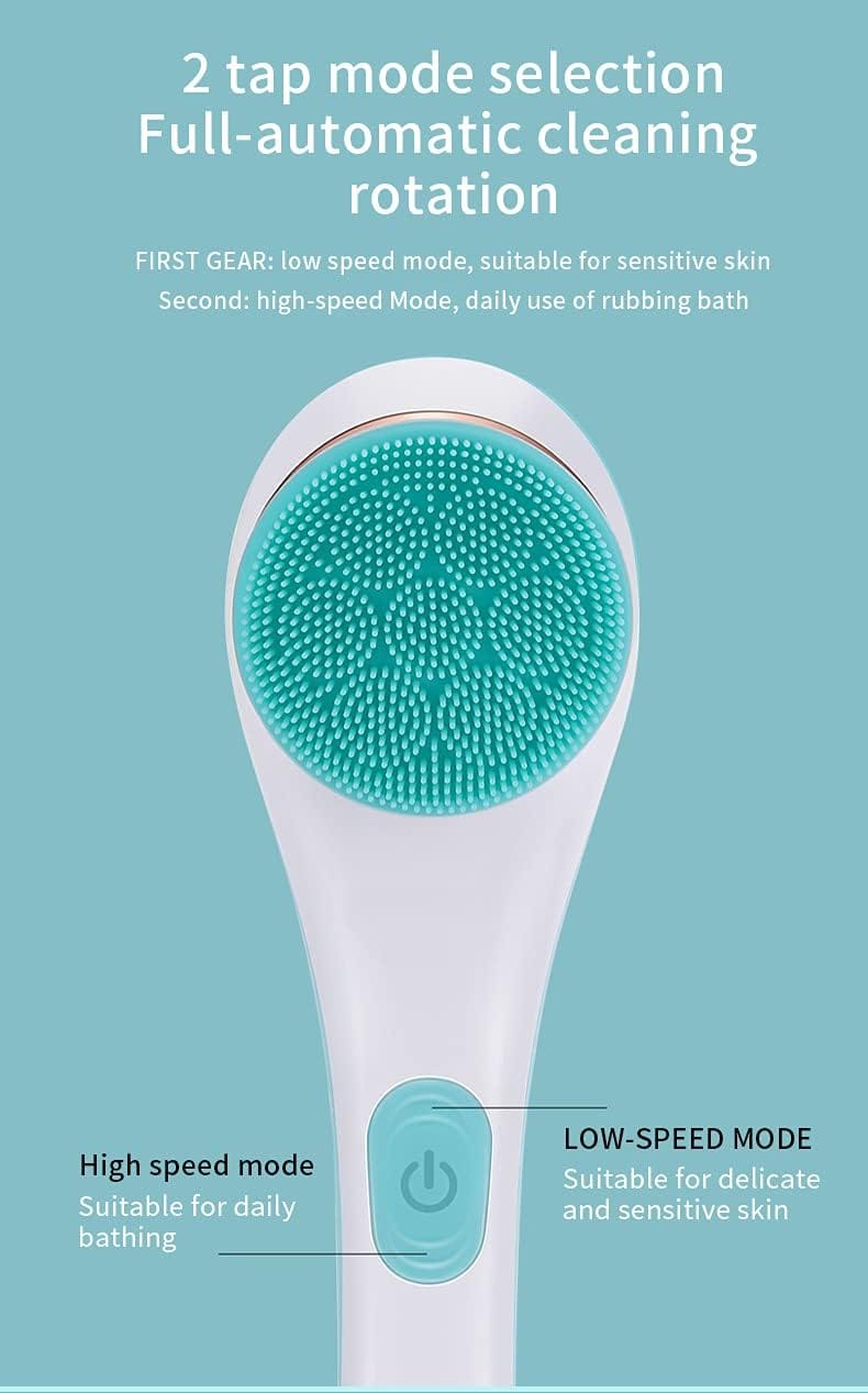cnaier bath and body scrub electric brush set rechargeable 4 in 1 (random color) cnaier bath and body scrub electric brush set rechargeable 4 in 1 (random color)