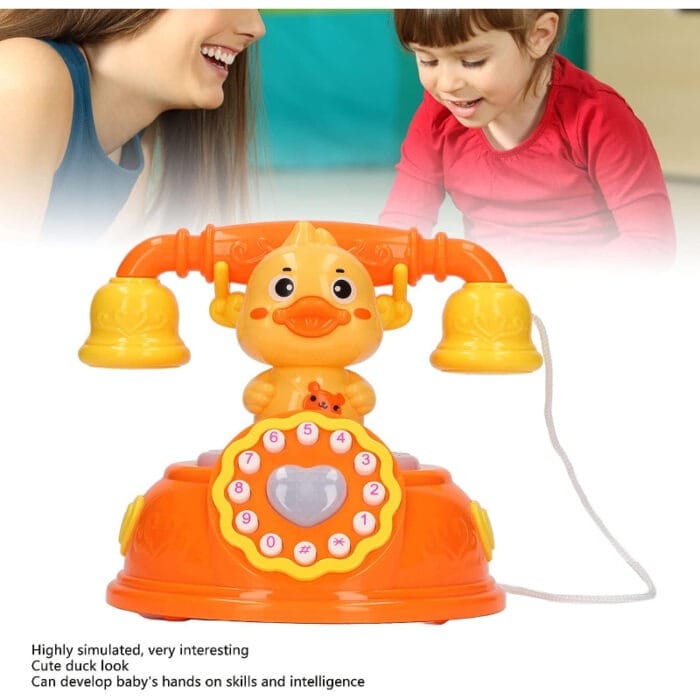 corded landline duck shape telephone toy with lights & music for kids? corded landline duck shape telephone toy with lights & music for kids?