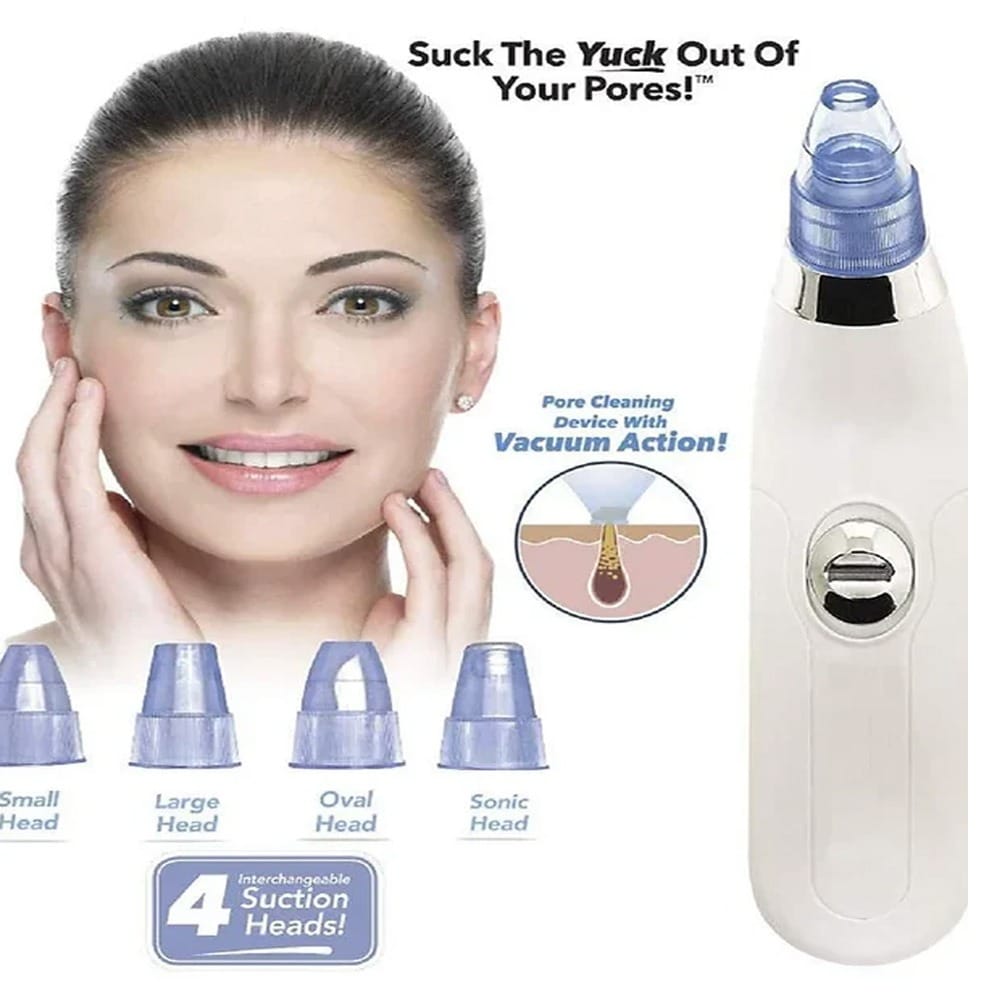 derma suction pore cleaning device with powerful vacuum action gently removes dirt, oil, and blackheads, leaving skin clean, smooth, and refreshed (cell operated) derma suction pore cleaning device with powerful vacuum action gently removes dirt, oil, and blackheads, leaving skin clean, smooth, and refreshed (cell operated)