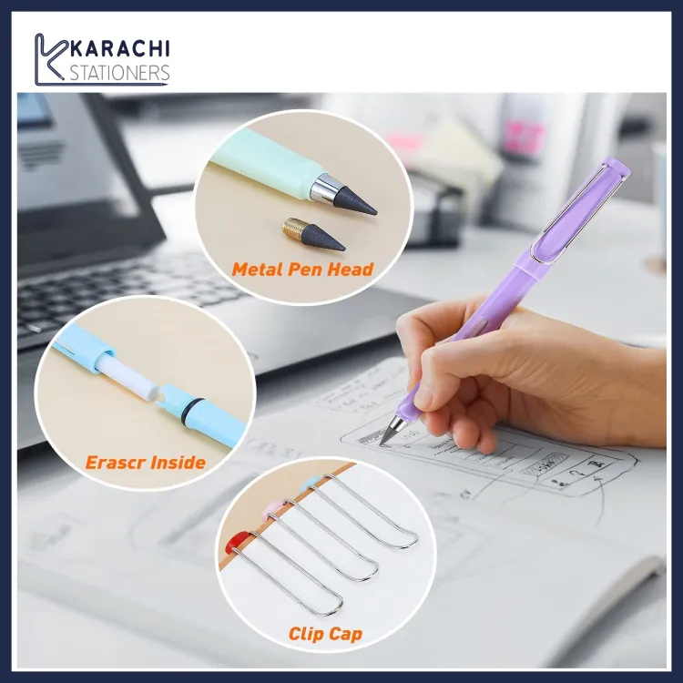 new unlimited technology eternal writing pencil inkless magic pen pencil (random color) mj ks new unlimited technology eternal writing pencil inkless magic pen pencil (random color) mj ks