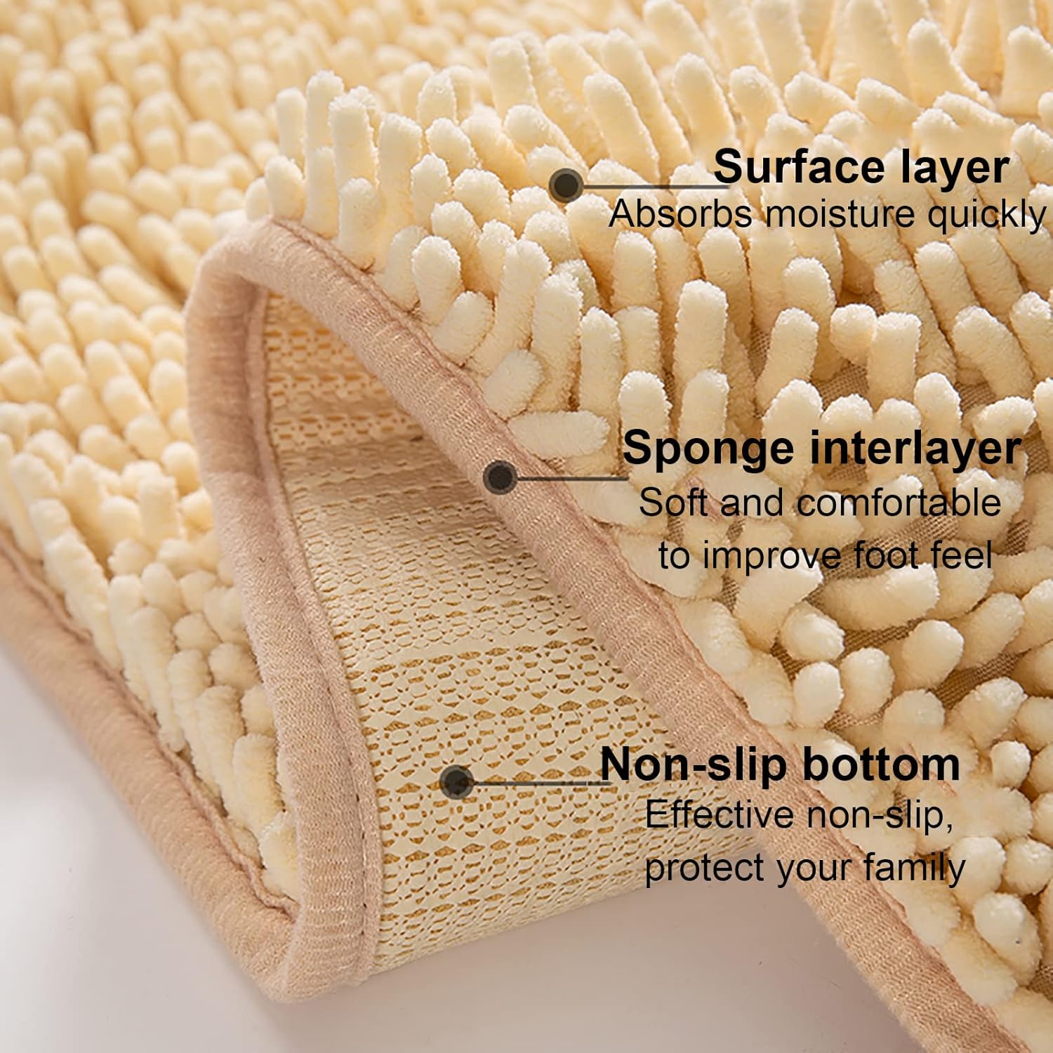 nonslip water absorbent microfiber door away mats 40x60cm (random color) nonslip water absorbent microfiber door away mats 40x60cm (random color)