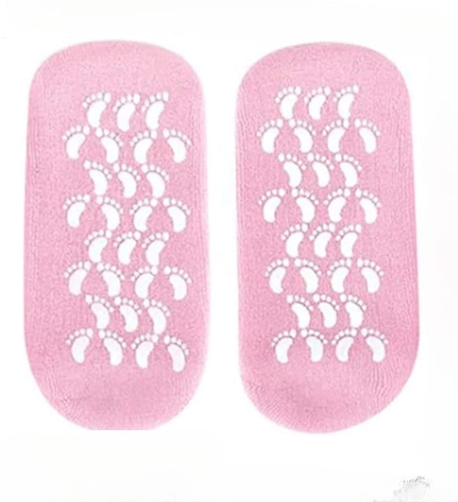 reusable silicone spa gel socks for dry feet and cracked heel treatment ? moisturizing hydrating softening and skin smoothing overnight foot care reusable silicone spa gel socks for dry feet and cracked heel treatment ? moisturizing hydrating softening and skin smoothing overnight foot care