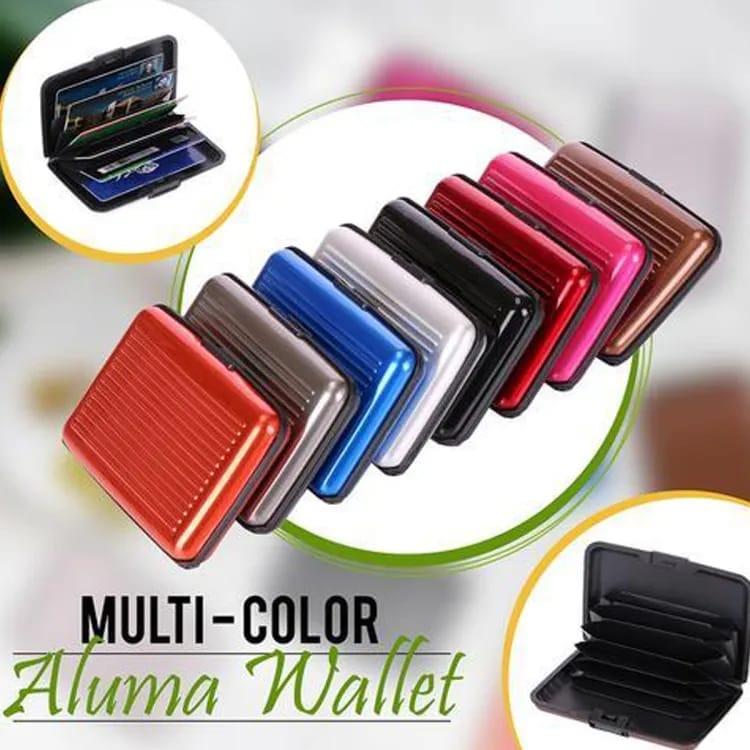 aluma wallet waterproof & damage proof wallet for men & women (random color) made in china aluma wallet waterproof & damage proof wallet for men & women (random color) made in china