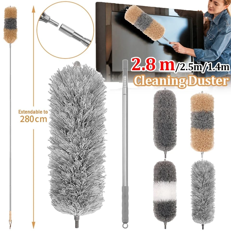 280cm telescoping duster, extendable microfiber duster 100 280cm telescoping duster, extendable microfiber duster 100