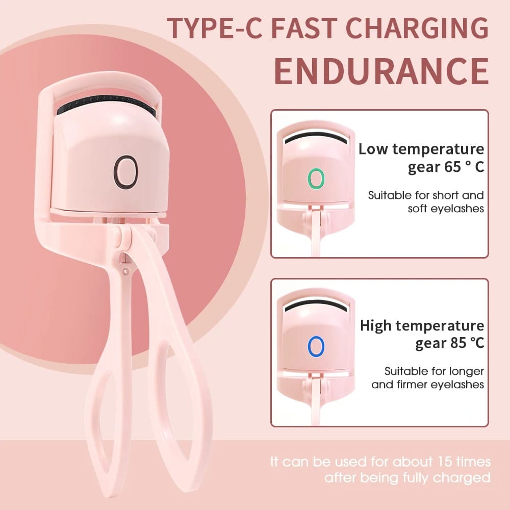 automatic eyelash curler | electric eyelash curler, eye beauty makeup tools, long lasting curling (random color) automatic eyelash curler | electric eyelash curler, eye beauty makeup tools, long lasting curling (random color)
