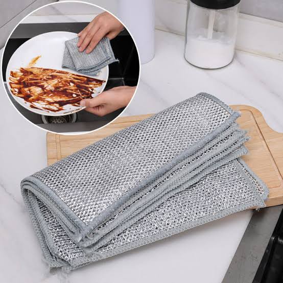(pack off 10) dish washing cleaning cloth | wire dish washing rugs for kitchen dishes (pack off 10) dish washing cleaning cloth | wire dish washing rugs for kitchen dishes