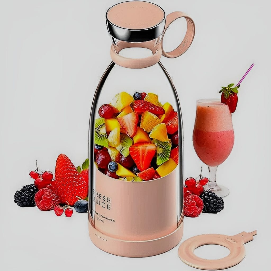 mini portable blender electric fruit juicer mixers 380 ml (random color) mini portable blender electric fruit juicer mixers 380 ml (random color)