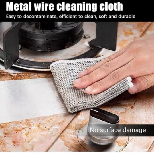 (pack off 10) dish washing cleaning cloth | wire dish washing rugs for kitchen dishes (pack off 10) dish washing cleaning cloth | wire dish washing rugs for kitchen dishes