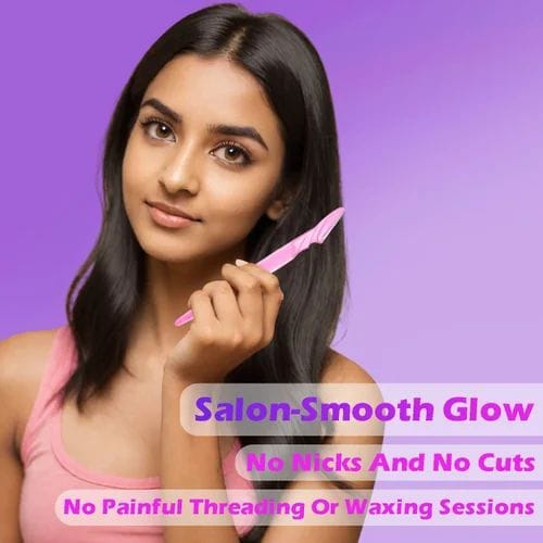 pack of 3 eyebrow painless facial hair remover razor for face, women and men pack of 3 eyebrow painless facial hair remover razor for face, women and men