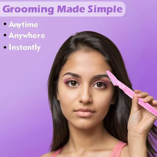 pack of 3 eyebrow painless facial hair remover razor for face, women and men pack of 3 eyebrow painless facial hair remover razor for face, women and men