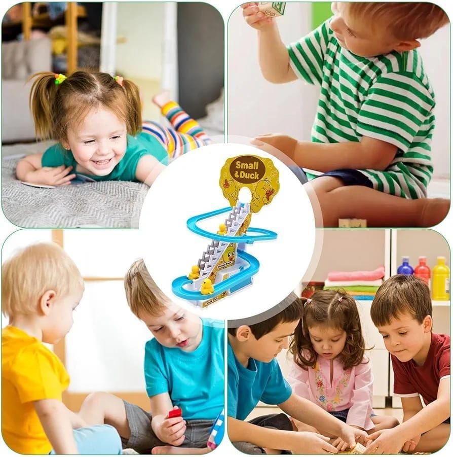 smart duck ladder climbing race set | duck climb stairs toy race track slide smart duck ladder climbing race set | duck climb stairs toy race track slide