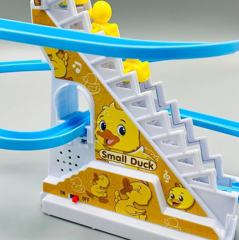 smart duck ladder climbing race set | duck climb stairs toy race track slide smart duck ladder climbing race set | duck climb stairs toy race track slide