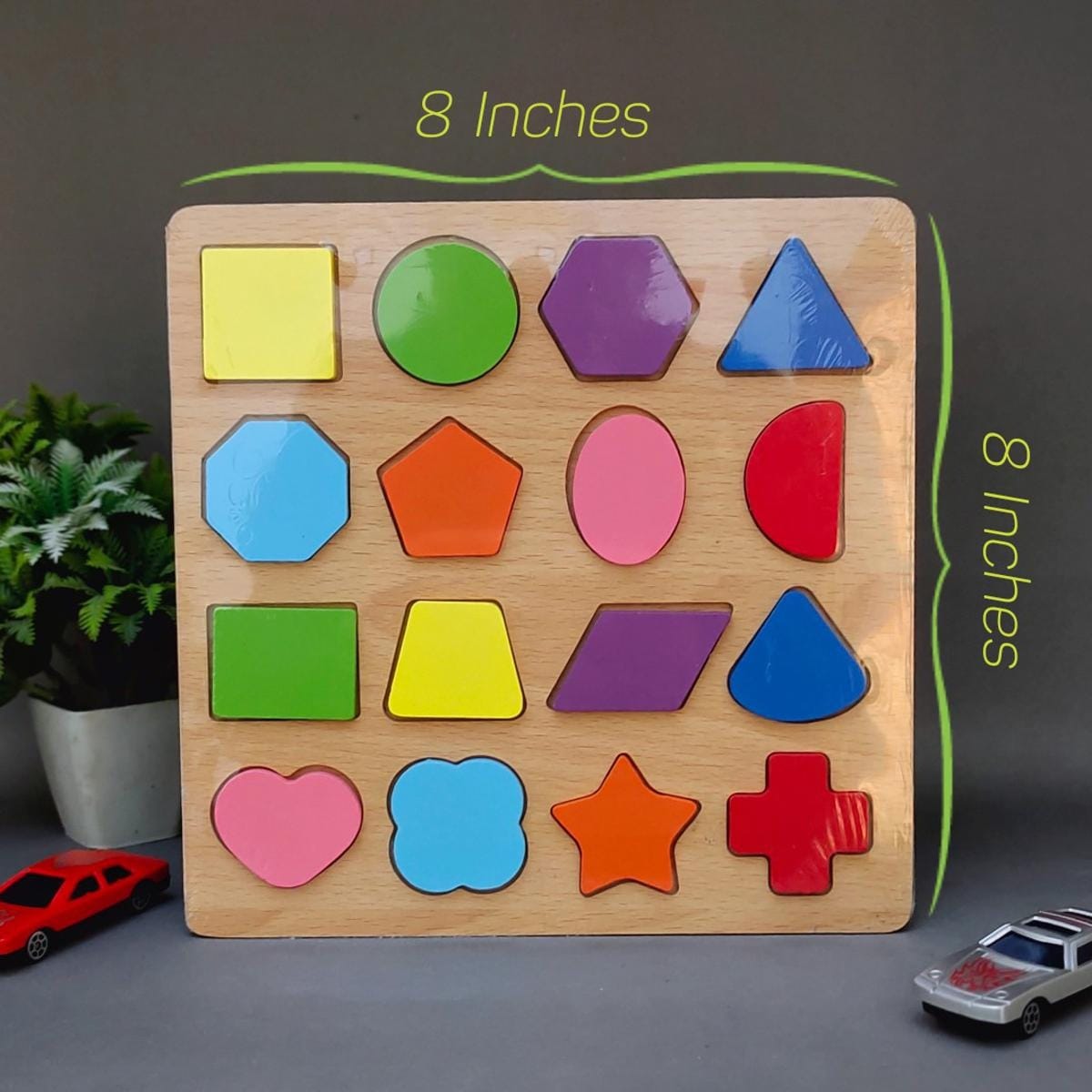 colorful geometric shapes wooden cognitive board puzzle ? educational learning toy for kids (1?3 years, safe & durable) colorful geometric shapes wooden cognitive board puzzle ? educational learning toy for kids (1?3 years, safe & durable)